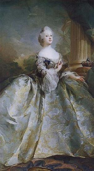 Carl Gustaf Pilo Queen of Denmark Germany oil painting art